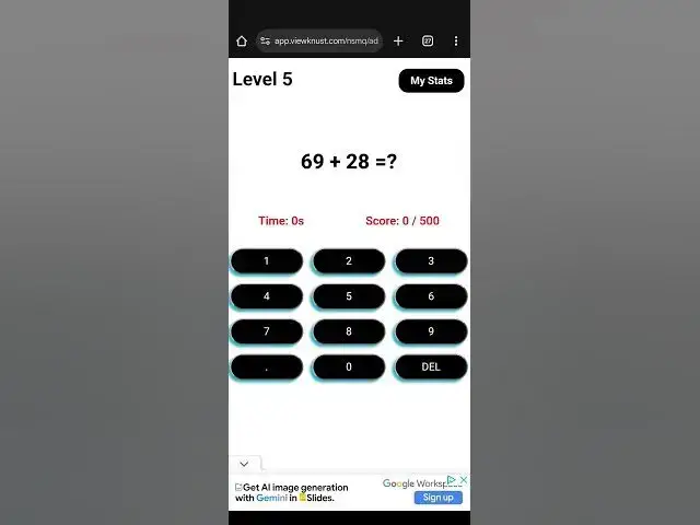 'Video thumbnail for Level 5 Addition practice! How fast can you score 300? #additionpractice #mathpractice'
