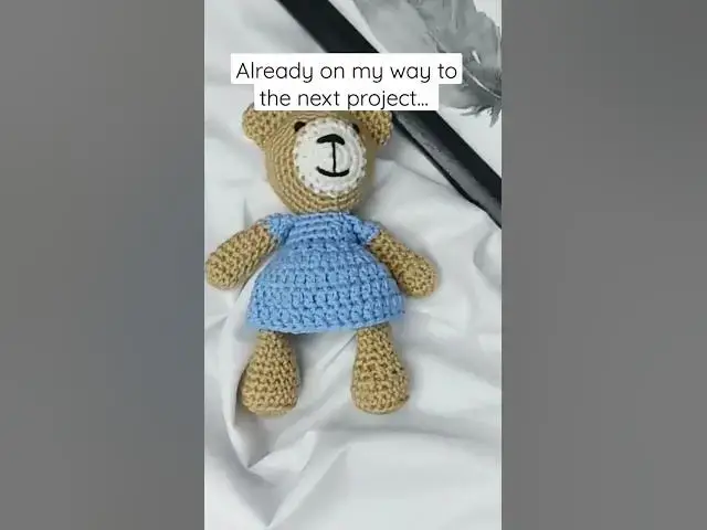 'Video thumbnail for already on my way to the next project #crochet #amigurumi #yarn'