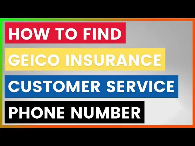 'Video thumbnail for How To Find GEICO Insurance Customer Service Phone Numbers? [in 2025]'