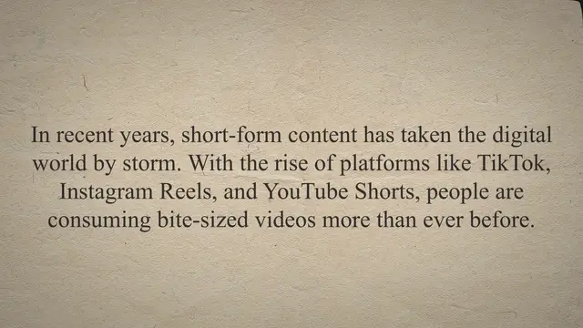 'Video thumbnail for Long-Form Content: Adapt or Fade? Unveiling the Truth Behind the Rise of Short-Form, Attention Span Impact, Evolving Consumption Habits, and Future Prospects'