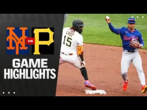 'Video thumbnail for New York Mets at Pittsburgh Pirates Full-Game Highlights! | 06/28/2025'