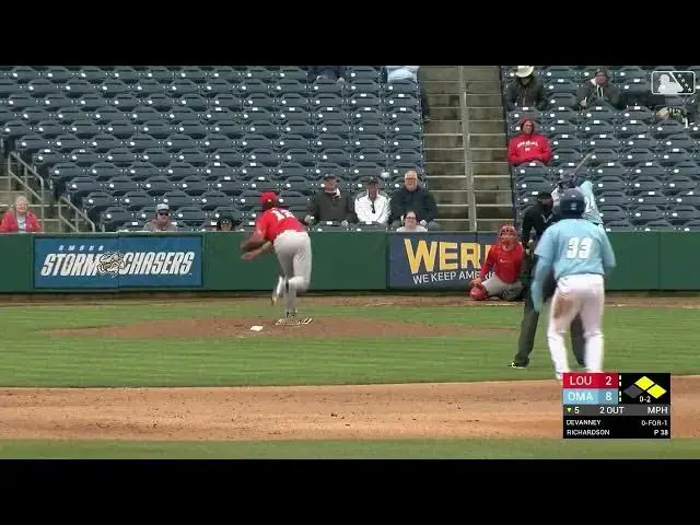 'Video thumbnail for Cam Devanney LAUNCHES Back-To-Back Home Runs! | Kansas City Royals MiLB | 04/02/2025'