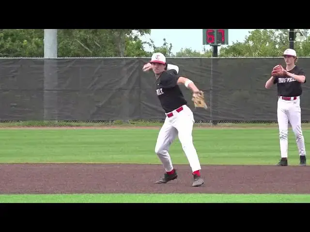 'Video thumbnail for 2025 MLB Draft Preview: Steele Hall, SS, Hewitt-Trussville High School'