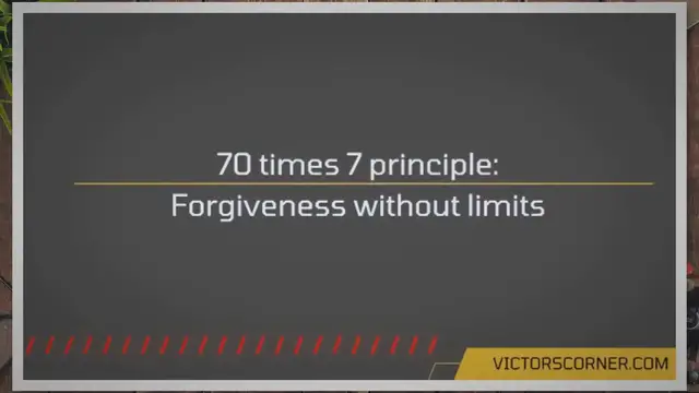 'Video thumbnail for 70 Times 7 Principle Explained: Peter’s Question on Forgiveness and the Great Answer from Jesus'