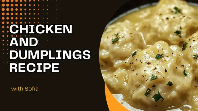 'Video thumbnail for Chicken and Dumplings Recipe'