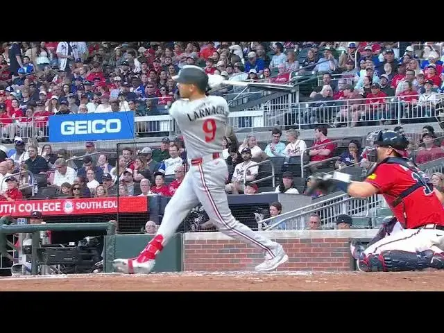 'Video thumbnail for Trevor Larnach SLUGS a Solo Home Run! | 1st HR of 2025 | Minnesota Twins | 04/18/2025'
