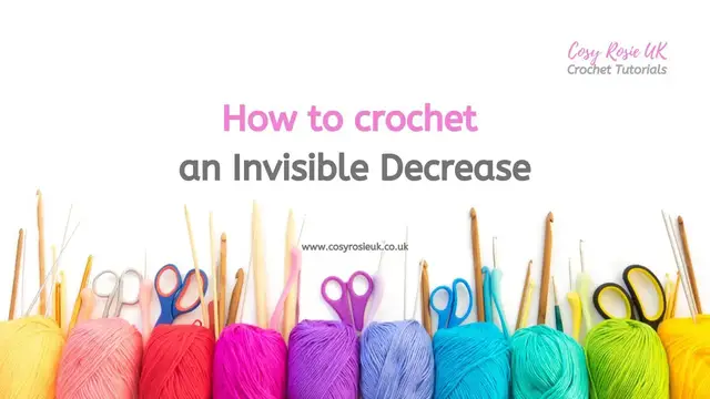'Video thumbnail for How To Crochet - Invisible Decrease'