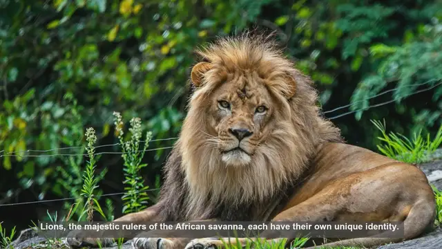 'Video thumbnail for 10 Ways to Identify Individual Lions'