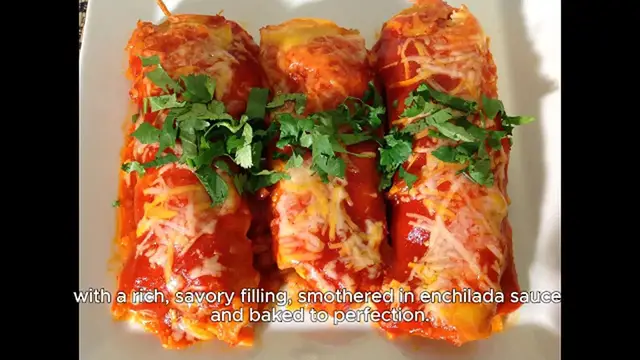 'Video thumbnail for Enchiladas Recipe'