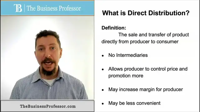 'Video thumbnail for Marketing - What is Direct Distribution?'