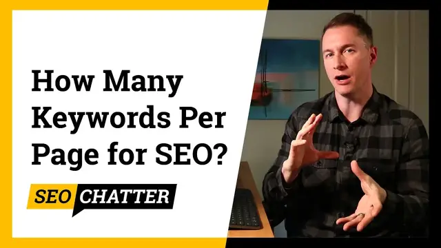 'Video thumbnail for How Many Keywords Per Page for SEO? (Tips for a Blog Post, Homepage & Keyword Density to Focus On)'
