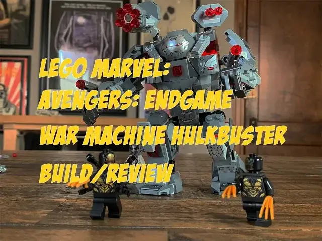 'Video thumbnail for Lego Marvel - Avengers: Endgame - War Machine Hulkbuster Build/Review'