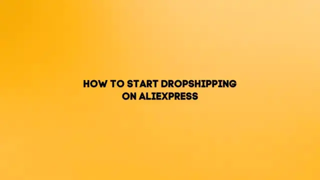 'Video thumbnail for How To Start Dropshipping on Aliexpress in 2024 - Complete Tutorial'