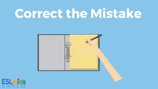 'Video thumbnail for ESL Game: Correct the Mistake'