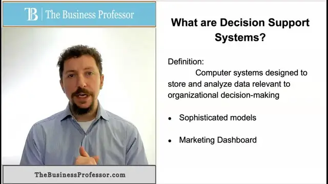 'Video thumbnail for Marketing - What are Decision Support Systems?'