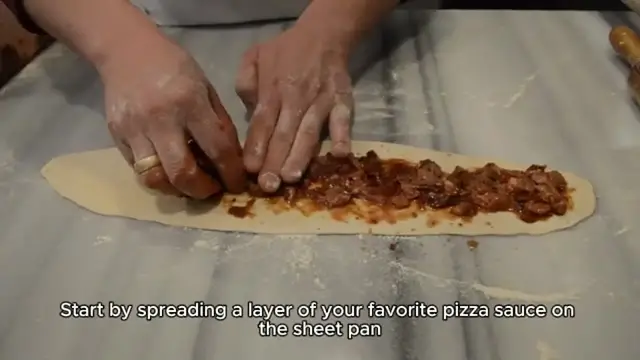 'Video thumbnail for Sheet Pan Taco Pizza recipe'