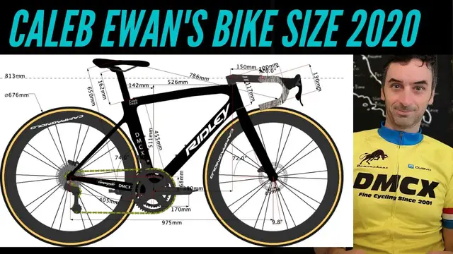 'Video thumbnail for Caleb Ewan's Ridley Bike size 2020'