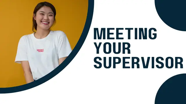 'Video thumbnail for First meeting with your dissertation supervisor: What to expect'