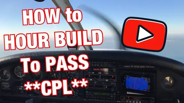 'Video thumbnail for HOW to HOUR BUILD to PASS CPL PILOT TRAINING!!'