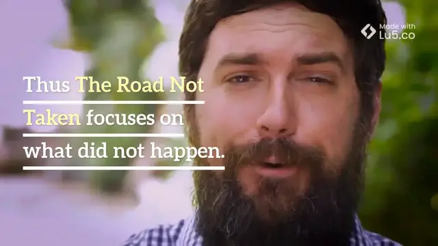 'Video thumbnail for An Interpretation Of Robert Frost’s Road Not Taken'