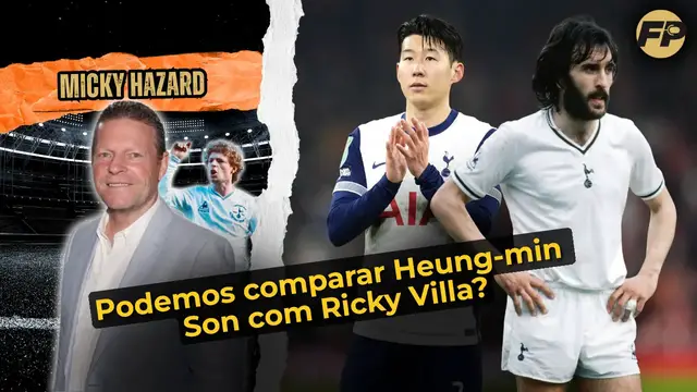 'Video thumbnail for Micky Hazard compara as lendas do Tottenham, Heung-min Son e Ricky Villa'