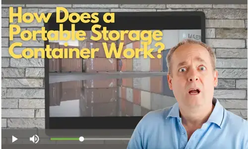 'Video thumbnail for How Does a Portable Storage Container Work? – Self Storage Units'