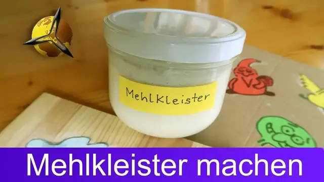 'Video thumbnail for Mehlkleister: Kleister aus Mehl selber machen'