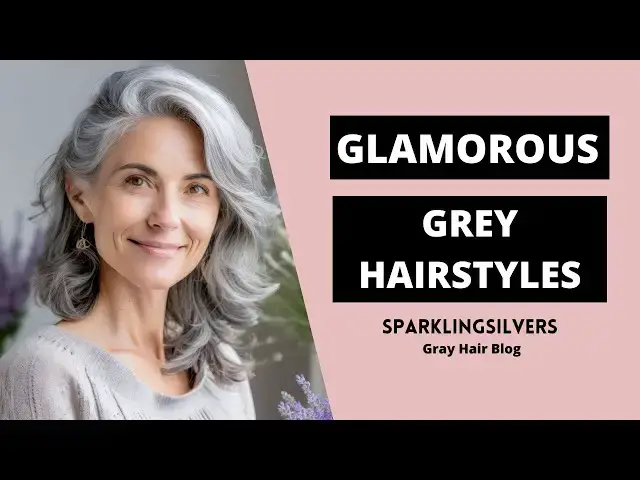 'Video thumbnail for 50 Short Gray Hairstyles | SPARKLINGSILVERS'