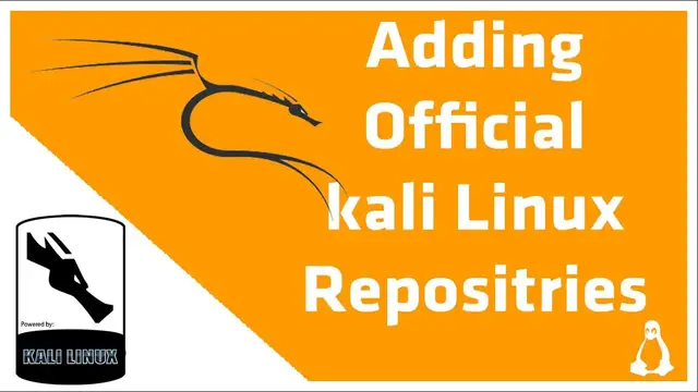 'Video thumbnail for How to add official repositories on Kali Linux'