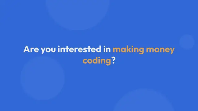 'Video thumbnail for How to Make Money Coding: 12 Ways to Code For Money (2022)'