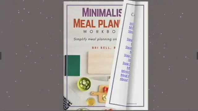'Video thumbnail for Minimalist Meal Planning Workbook Sneak Preview'
