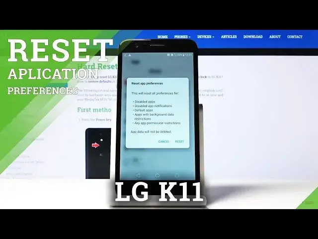 'Video thumbnail for How to Reset App Preferences in LG K11 – Restore App Settings'