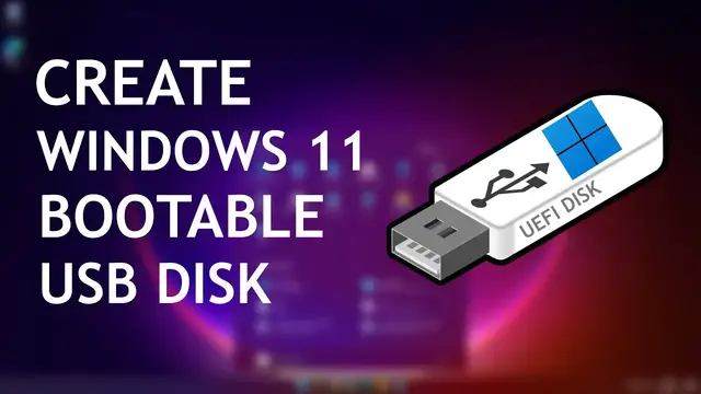 'Video thumbnail for How To Create Windows 11 Bootable USB Disk Using Command Prompt (cmd)'