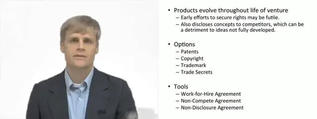 'Video thumbnail for Product Development Intellectual Property Considerations'