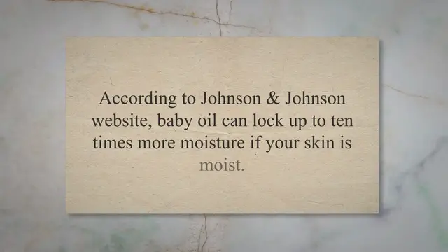 'Video thumbnail for Is Baby Oil Good For Your Hair? 5 Other Benefits!'