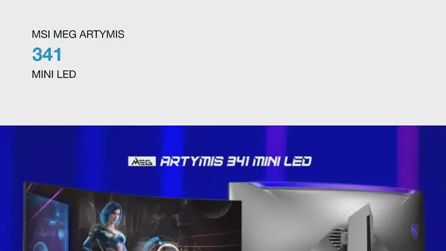 'Video thumbnail for MSI MEG ARTYMIS 341 Mini LED'