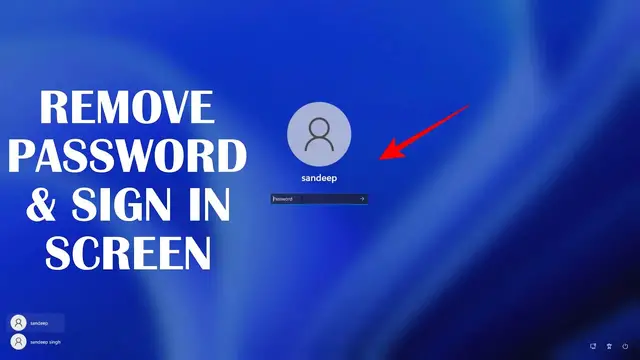 'Video thumbnail for How to Disable Windows 11 Login Password and Lock Screen'