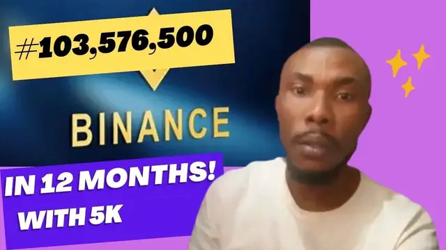'Video thumbnail for Unlimited binance crypto  investment trading || Make #103,576,500 With 5k in 12 months'