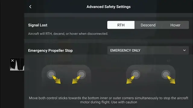 'Video thumbnail for DJI Mini 4 Pro: Settings for photography, Safety and Control tab'