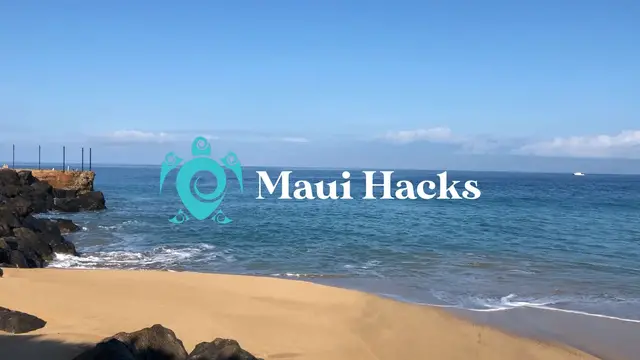 'Video thumbnail for Kaanapali Beach North side of Black Rock'