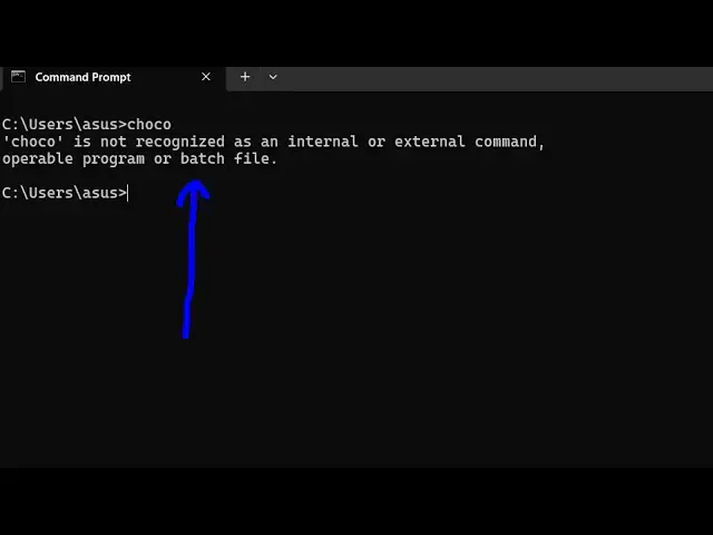 'Video thumbnail for How to fix chocolatey is not recognized as an internal and external Command Error in Terminal'