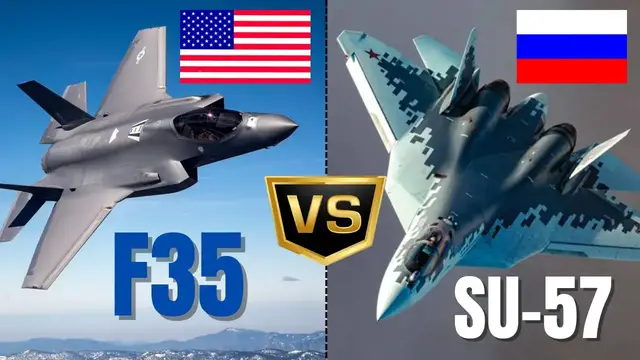 'Video thumbnail for F-35 vs Su-57 | Which Stealth Fighter Jet is Better?'