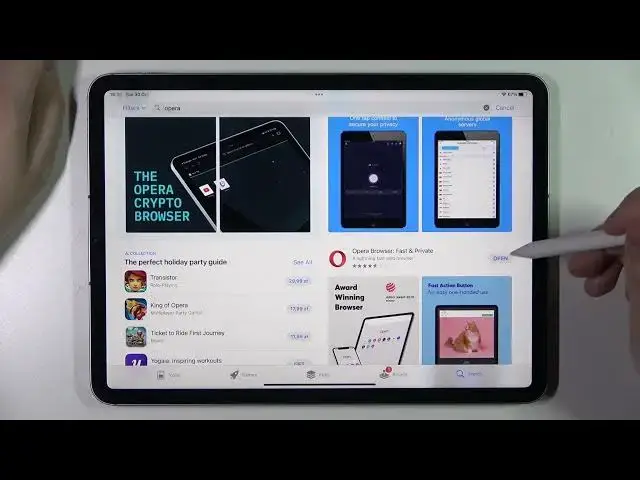 'Video thumbnail for How to Download and Install the Opera Browser on the iPad Pro 11'' 2022'