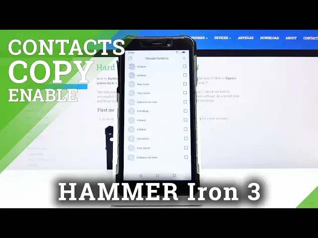 'Video thumbnail for How to Copy Contacts from SIM to myPhone HAMMER Iron 3 –  Manage Contacts'
