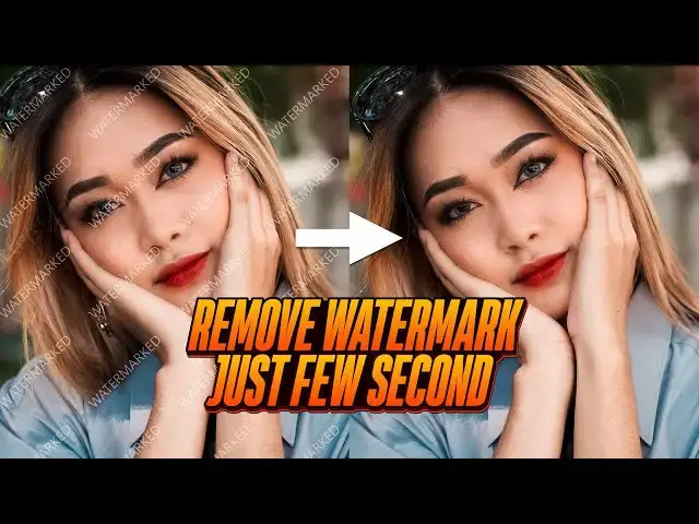 'Video thumbnail for How to Remove Watermark From Photo | Just Few Seconds!'