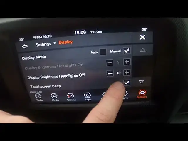 'Video thumbnail for How to Change Screen Display Brightness in Jeep Wrangler IV ( 2018 – now )'