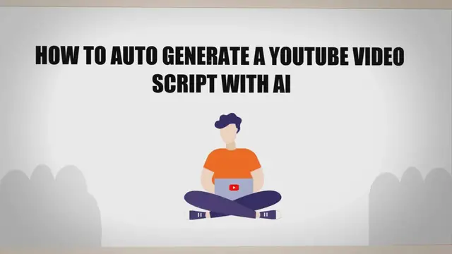 'Video thumbnail for How to Auto Generate A Youtube Video Script With AI'