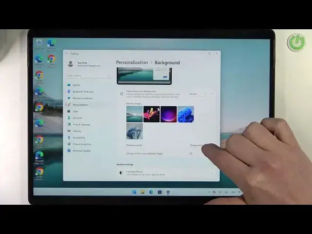 'Video thumbnail for Microsoft Surface Pro 8 - How To Change Screen Wallpaper'