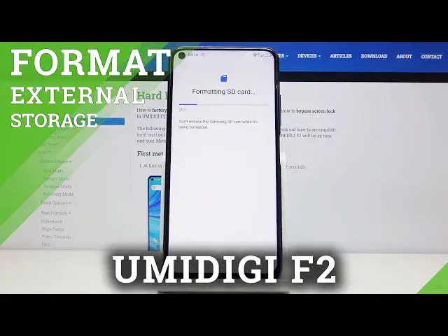 'Video thumbnail for Free Up External Storage in UMIDIGI F2 - Format SD Card'