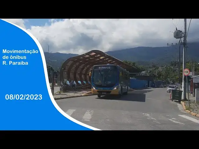 'Video thumbnail for Movimentação de ônibus Rua Paraiba 08/02/2023'
